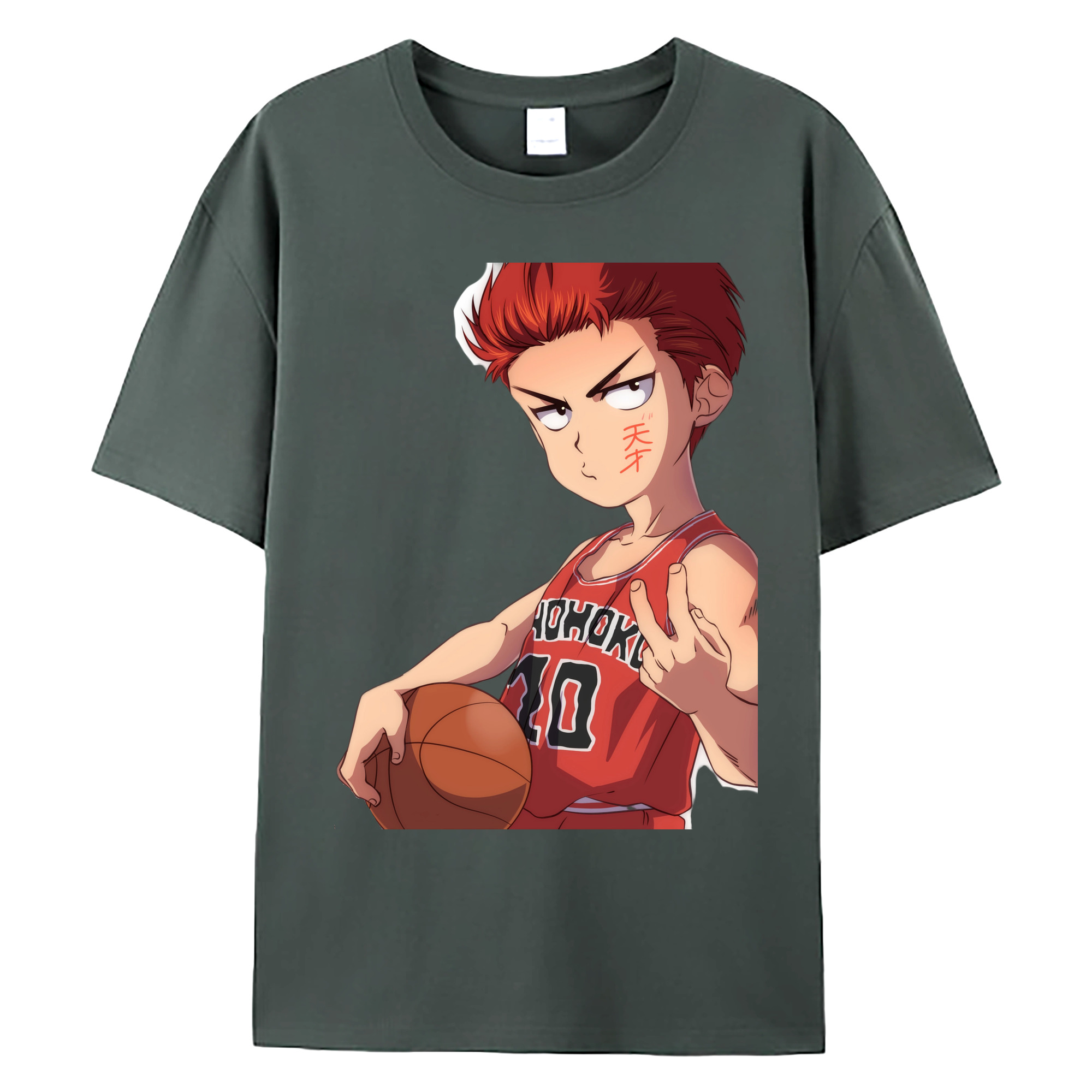 （画像用） SLAM DUNK／スラムダンク 綿100％ メンズ半袖Tシャツ｜肌触りやわらか＆通気性